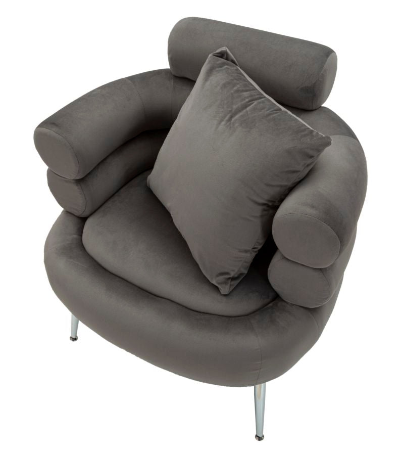 POLTRONA ARGENT PLUS C/CUSINO CM 78X68X85