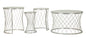 TAVOLINETTI NO¨¦ ARGENT ENSEMBLE 4 PZ CM ? 70X45-47X54,5-36x50-28x45