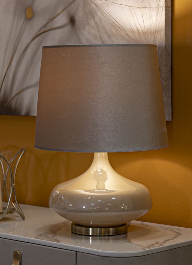 LAMPADA DA TAVOLO PERLY RONDE CM ? 35X50,5