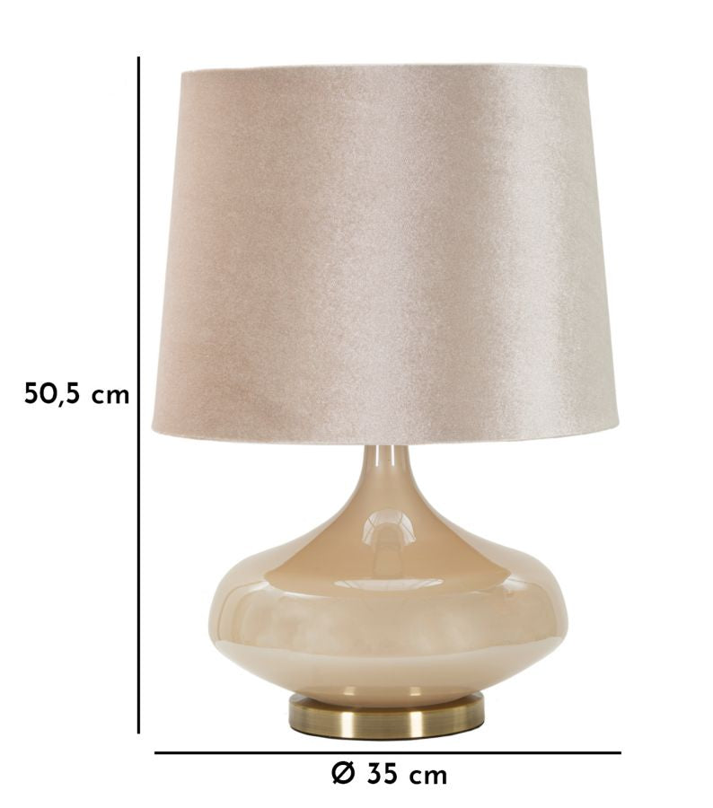 LAMPADA DA TAVOLO PERLY RONDE CM ? 35X50,5
