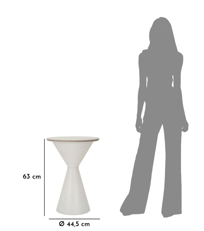 TAVOLINETTO BLANC DOUBLE CM ? 44,5x63