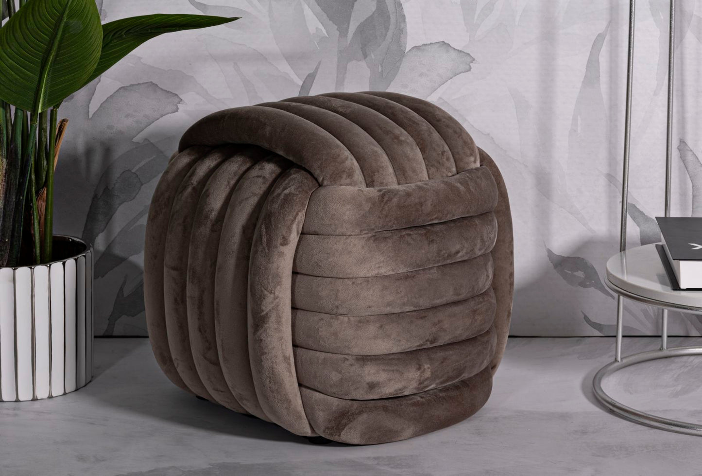 POUF SOFTY GRIGIO CM 45X45X45