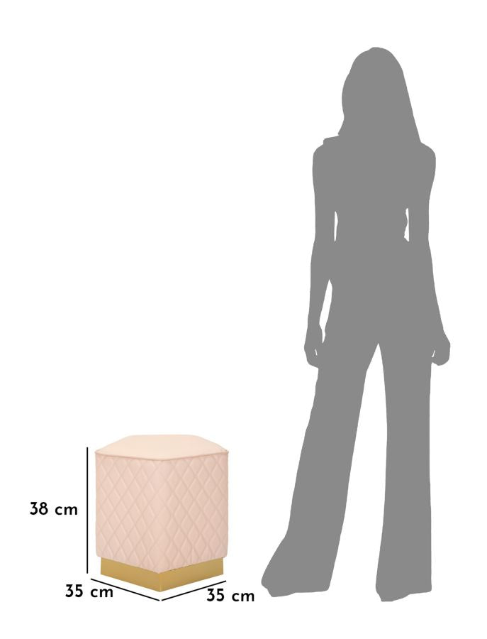 POUF PENTAGONALE SHARON CM 35X35X38
