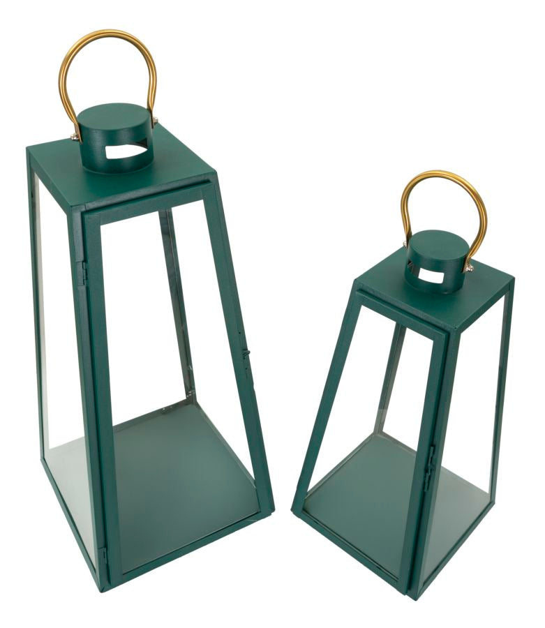 LANTERNE GRENT ENSEMBLE 2 PZ CM ? 25X25X57-20X20X45