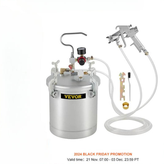 Pulv¨¦risateur de pot de peinture ¨¤ pression, odorpulv¨¦risateur et tuyau, usage domestique, ext¨¦rieur, commercial, pr¨¦cieux, 10l, 2.5 gallons