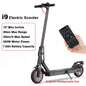 Trottinette ¨¦lectrique Pliable i9 pour Adultes, Scooter en Nid d'Abeille, Scooter ¨¦lectrique, 350W, 7,5 Ah, 30km, h, 8.5 Pouces