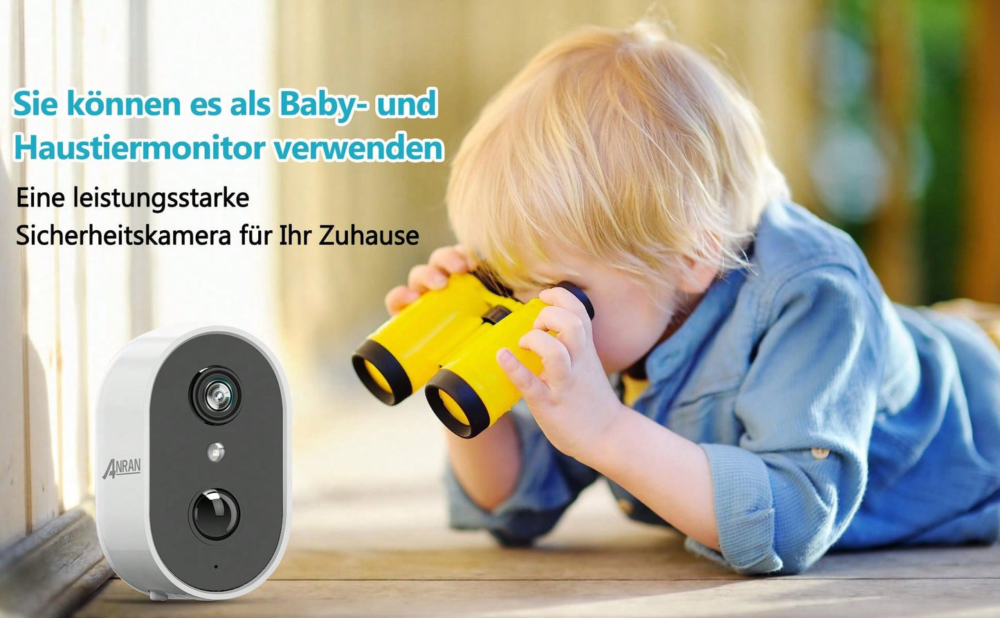 Cam¨¦ra Surveillance WiFi sans Fil Batterie, Audio Bidirectionnel, Vision Nocturne Color¨¦e, Sir¨¨ne Alarme, Mouvement PIR, Compatible Alexa, HD 3MP IP Camera Ext¨¦rieure/Int¨¦rieure