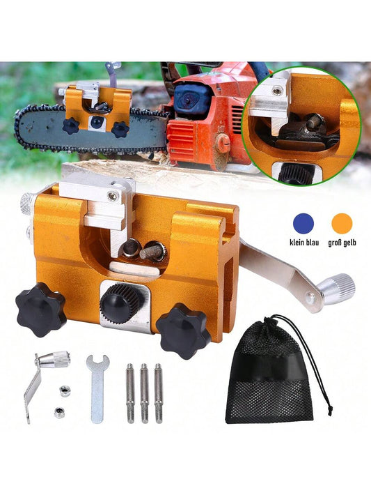 Dispositif d'aff?tage pour tron?onneuse, outil d'aff?tage pour tron?onneuse avec accessoires, kit d'aff?tage manuel portatif pour tron?onneuse, pour garder la tron?onneuse bien aiguis¨¦e.