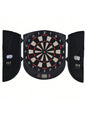 Cible jeu de fl¨¦chettes ¨¦lectronique refermable 26 jeux jusqu'¨¤ 8 joueurs affichage LCD haut-parleur noir