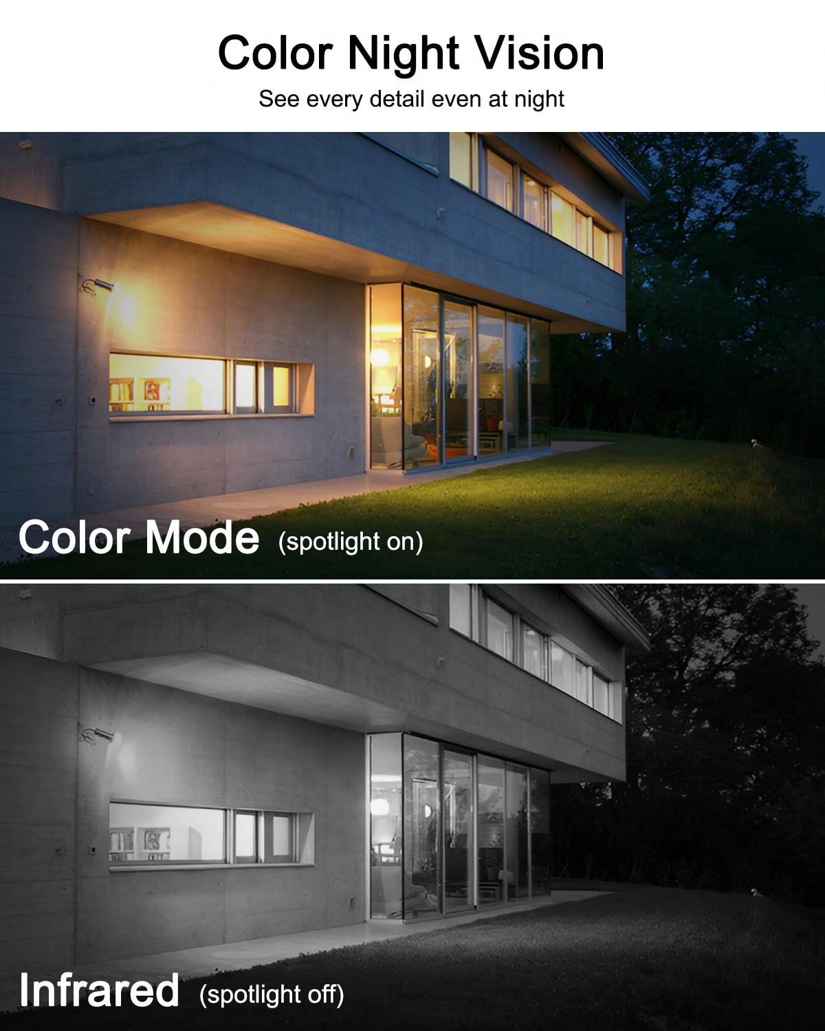 Cam¨¦ras de s¨¦curit¨¦ solaires ext¨¦rieures sans fil, cam¨¦ra ext¨¦rieure de surveillance WiFi 2K pour la s¨¦curit¨¦ de la maison avec panneau solaire int¨¦gr¨¦, vision nocturne couleur, conversation bidirectionnelle, ¨¦tanche IP67, fonctionne avec Alexa