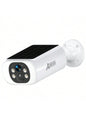 Cam¨¦ras de s¨¦curit¨¦ solaires ext¨¦rieures sans fil, cam¨¦ra ext¨¦rieure de surveillance WiFi 2K pour la s¨¦curit¨¦ de la maison avec panneau solaire int¨¦gr¨¦, vision nocturne couleur, conversation bidirectionnelle, ¨¦tanche IP67, fonctionne avec Alexa