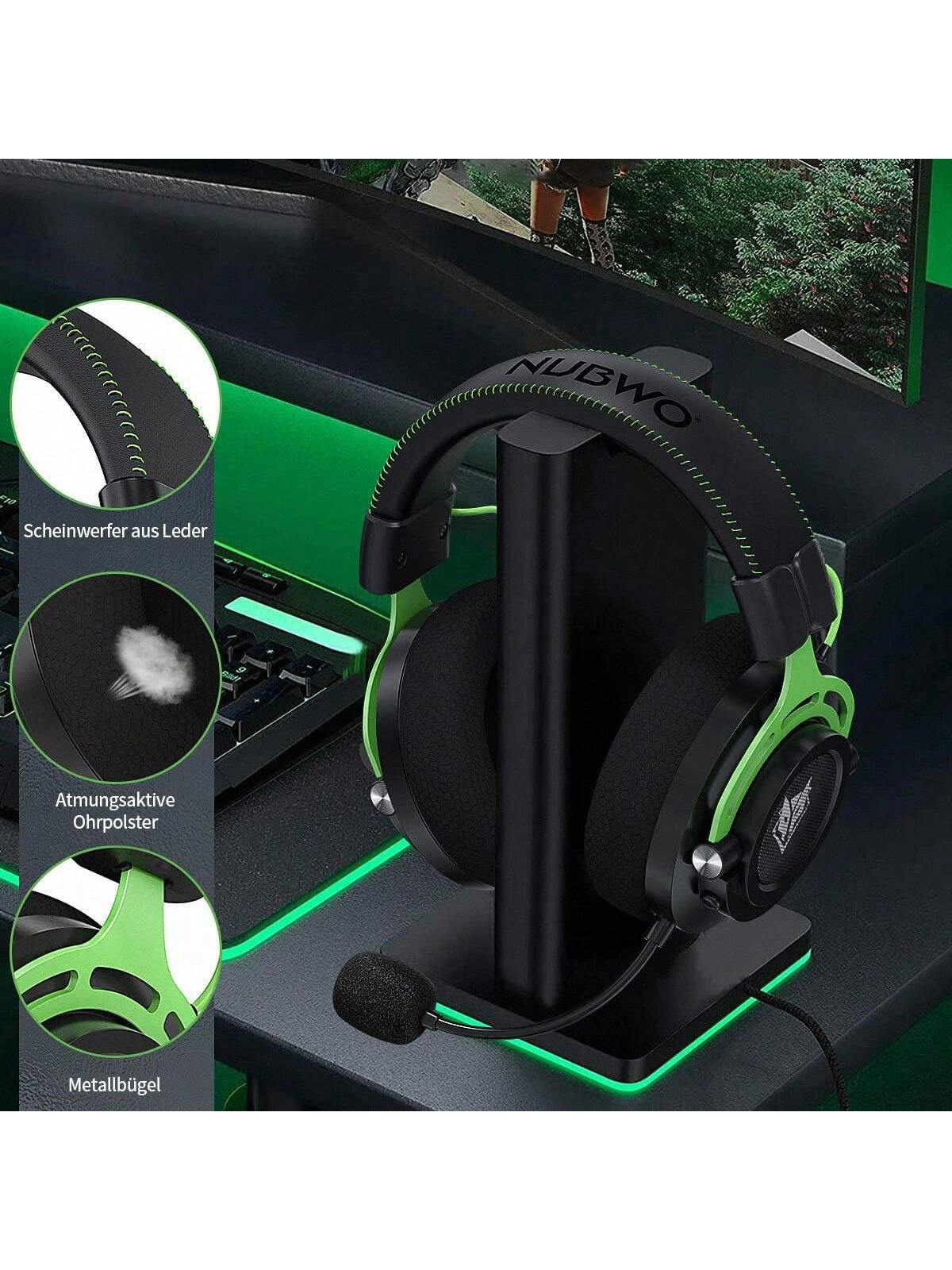 Casque de jeu sans fil avec microphone, casque de jeu sans fil Bluetooth