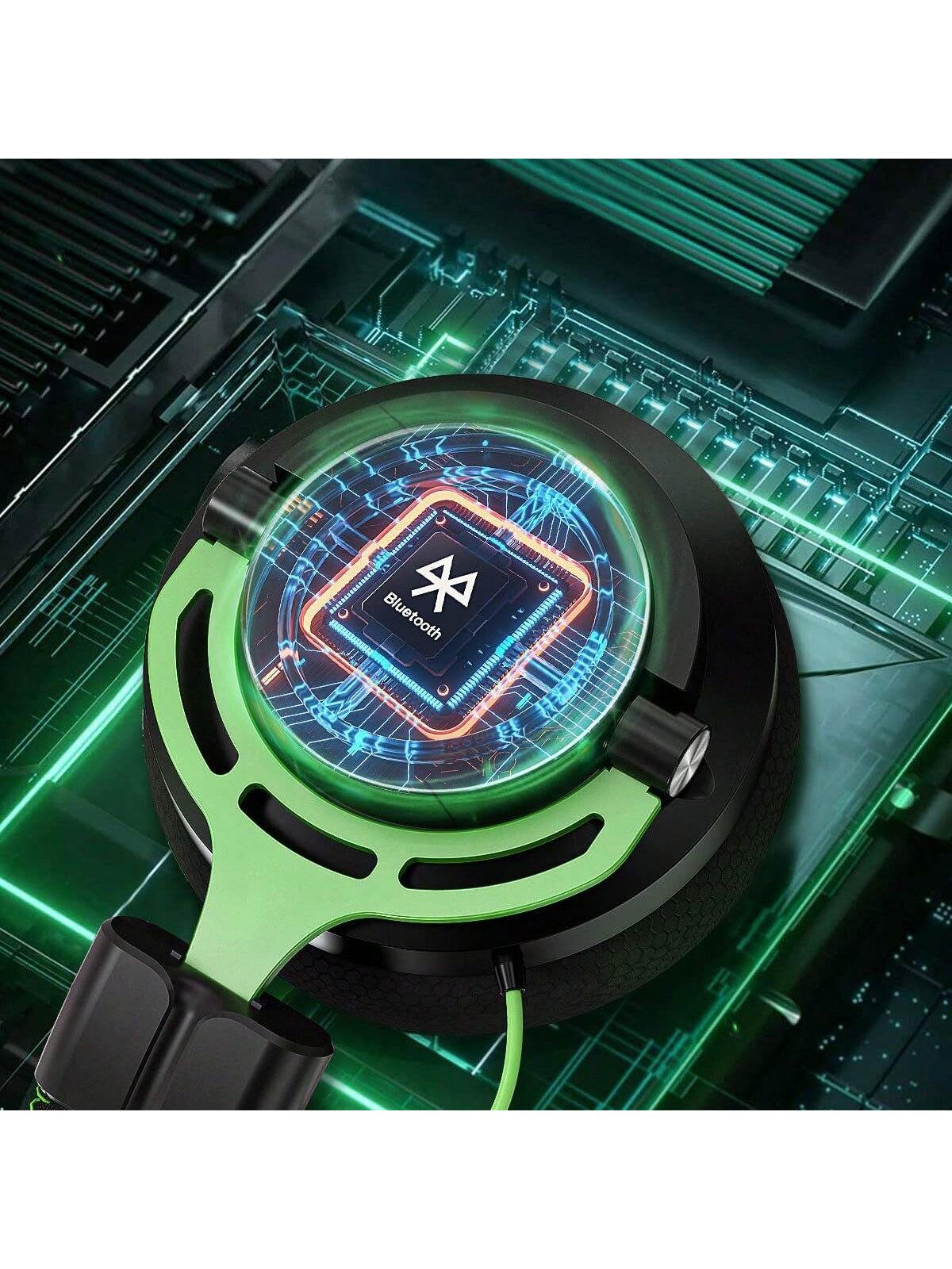 Casque de jeu sans fil avec microphone, casque de jeu sans fil Bluetooth