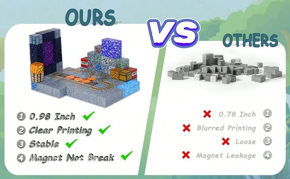 Blocs de Construction Magn¨¦tiques, 100 Pi¨¨ces Jouet Montessori, Construction Jouets Educatifs Jeux Cadeaux pour Enfants ¨¤ Partir de 4 5 6 7+ Ans