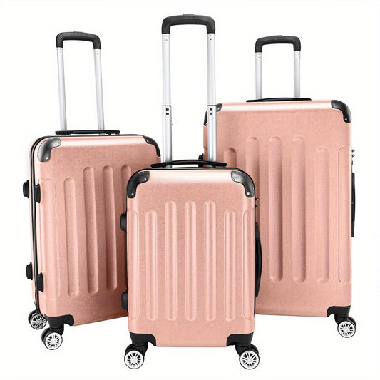 Valise avec roulettes pivotantes, valise rigide l¨¦g¨¨re et durable, ensembles de voyage avec poign¨¦e et chariot | (50.8 cm, 60.96 cm, 71.12 cm) Ensemble de 3 valises