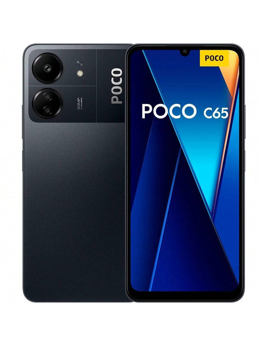 Smartphone + casque Poco C65, t¨¦l¨¦phone portable 8+256 Go sans contrat, ¨¦cran 6,74" 90 Hz, 5000 mAh, charge rapide 18 W, triple cam¨¦ra AI 50 MP