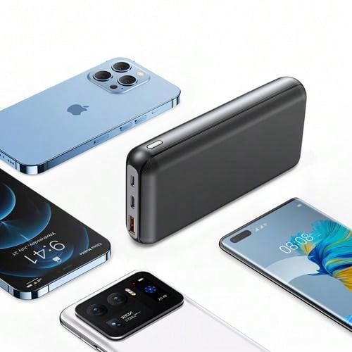 Power Bank 27 000 mAh, 22,5 W PD3.0 QC4.0 Batterie externe ¨¤ charge rapide, chargeur portable avec entr¨¦es et sorties USB-C, compatible avec iPhone, Samsung, Android et plus