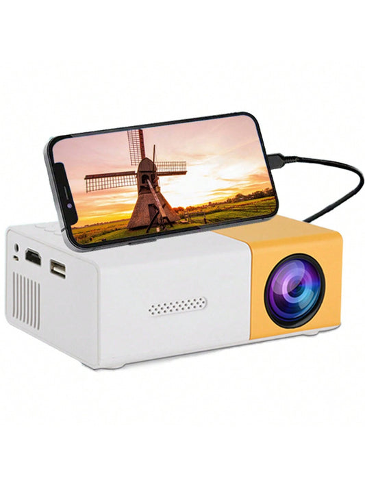 Mini projecteur, le projecteur WiFi prend en charge le projecteur de film portable 1080P, le t¨¦l¨¦phone peut se connecter au film sans fil, compatible avec smartphone/tablette/ordinateur portable/cl¨¦ TV/cl¨¦ USB