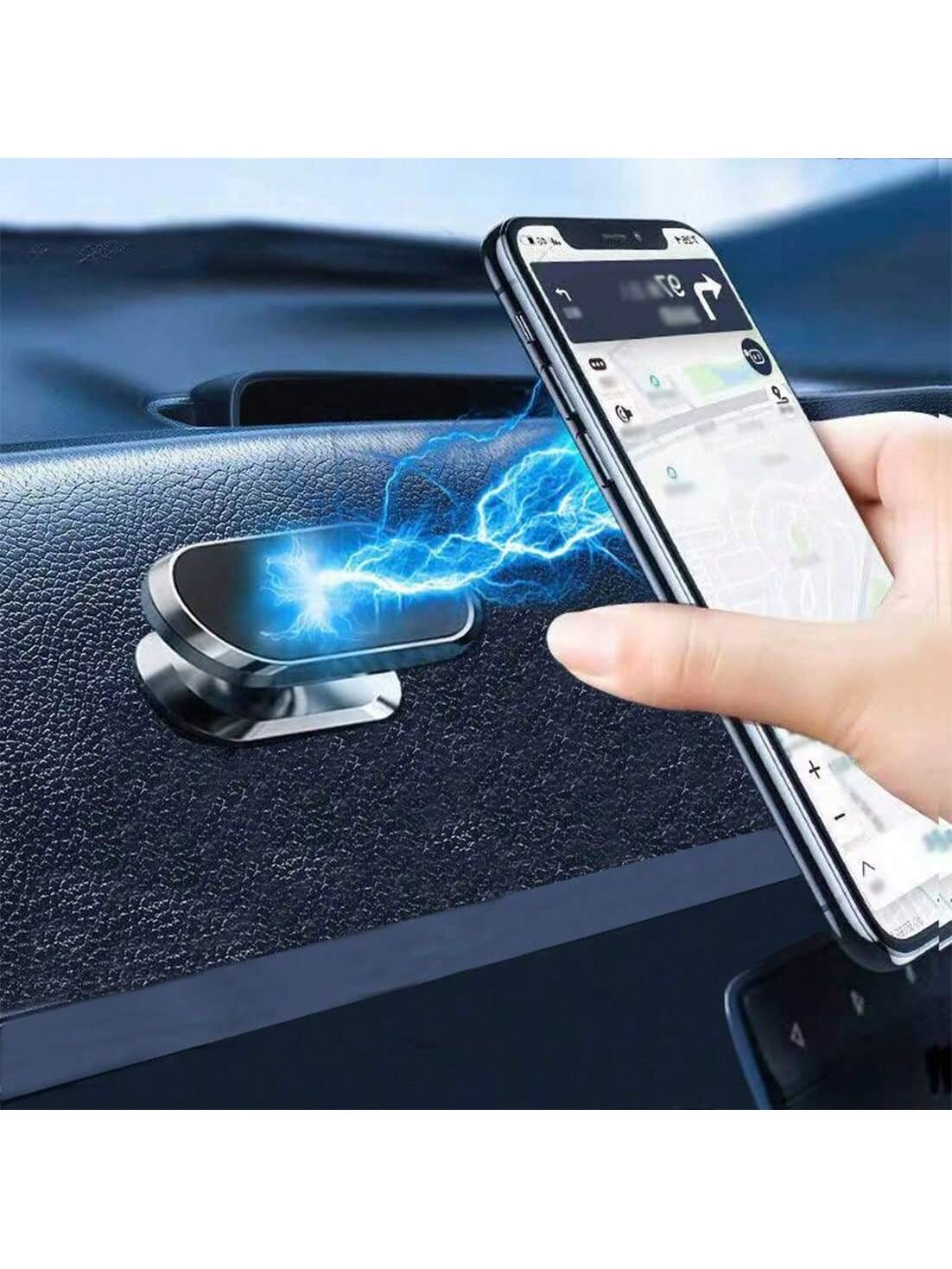 Support de t¨¦l¨¦phone de voiture, support de t¨¦l¨¦phone magn¨¦tique pour voiture, support de t¨¦l¨¦phone de voiture avec aimant rotatif ¨¤ 360 ¡ã, adapt¨¦ pour t¨¦l¨¦phones portables universels, etc