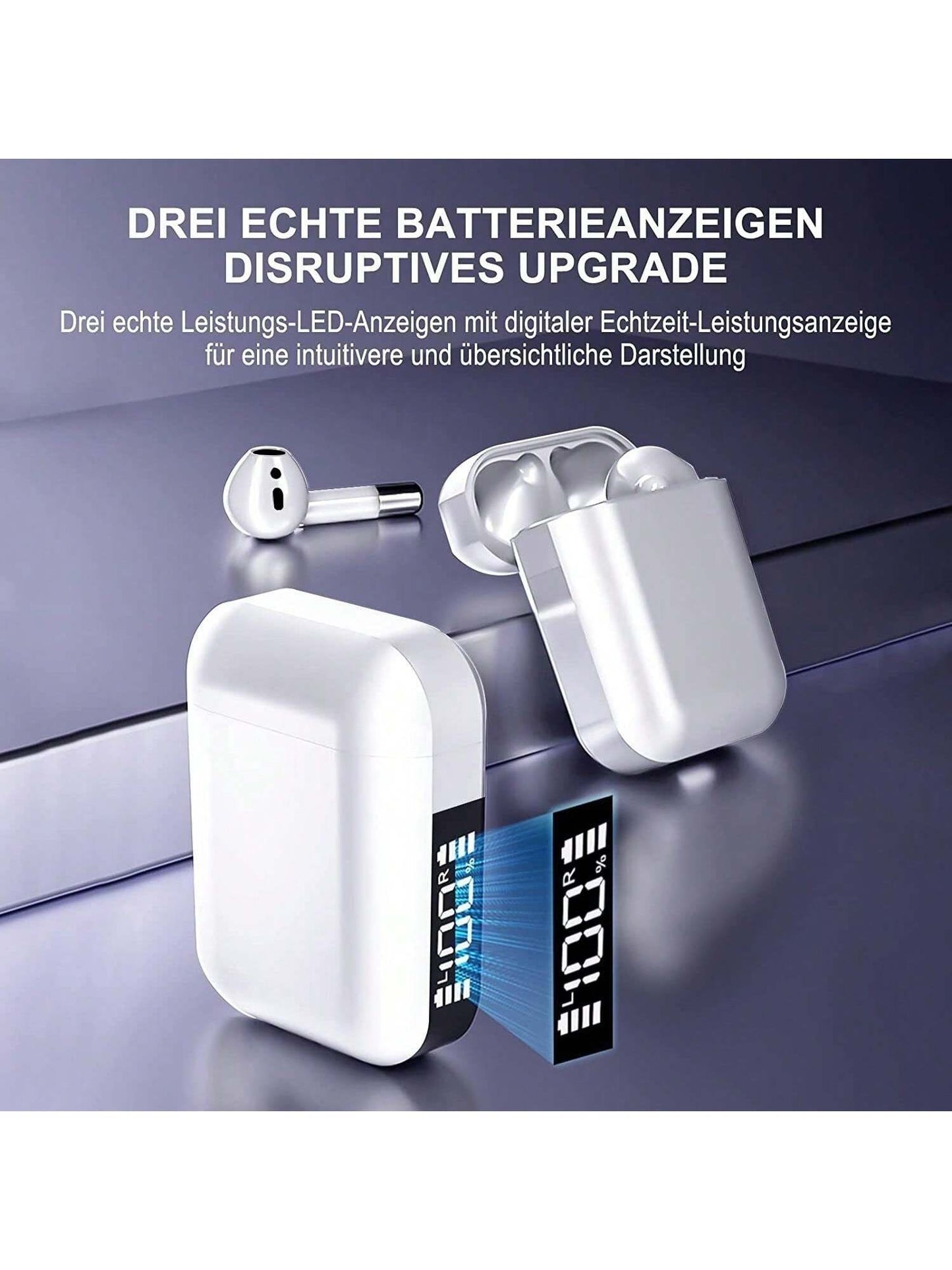 ¨¦couteurs Bluetooth, son st¨¦r¨¦o HiFi sans fil Bluetooth, ¨¦couteurs intra-auriculaires de chargement USB-C