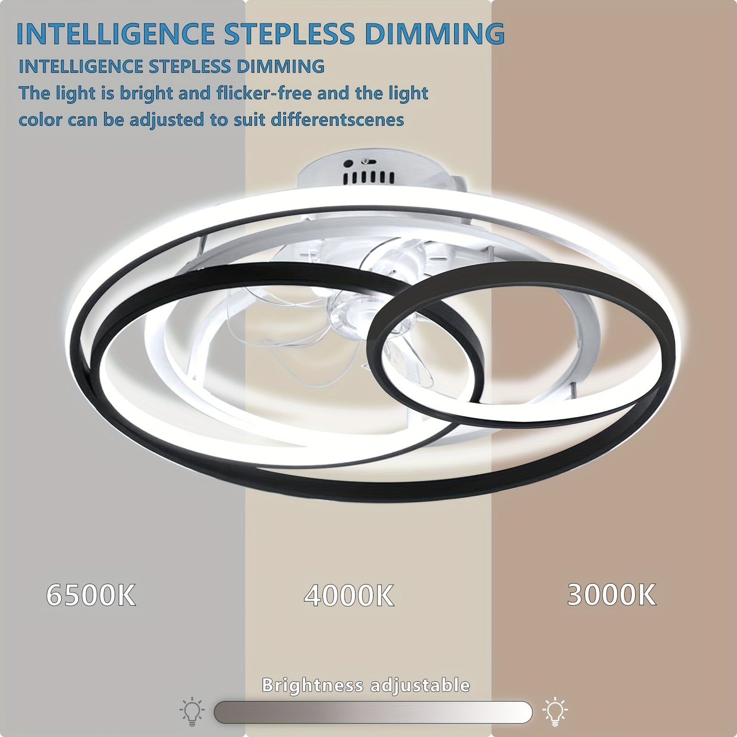 Ventilateurs de plafond avec lumi¨¨res LED