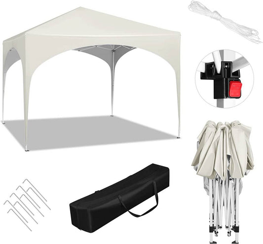 Party Tent£¬Tonnelle Pliante/Abri de F¨ºte/Pavillon R¨¦tractable pour Jardin, Terrasse ou ¨¦v¨¦nements Ext¨¦rieurs