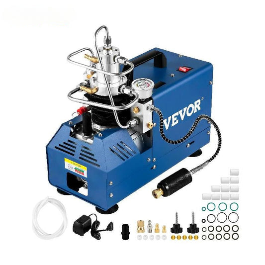 Pompe ¨¤ Air PCP Pression 300BAR 30MPA 4500PSI 1800W Refroidissement Eau Arr¨ºt Manuel pour Bouteille Plong¨¦e Paintball