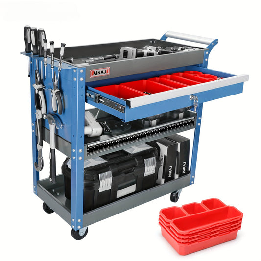 Chariot ¨¤ outils roulant ¨¤ 3 niveaux