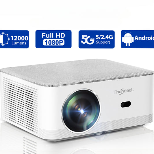 Mini budg¨¦taire portable TD92 Pro FHD 1080P Full HD, vid¨¦o 4K, WiFi, Android, cin¨¦ma maison 3D