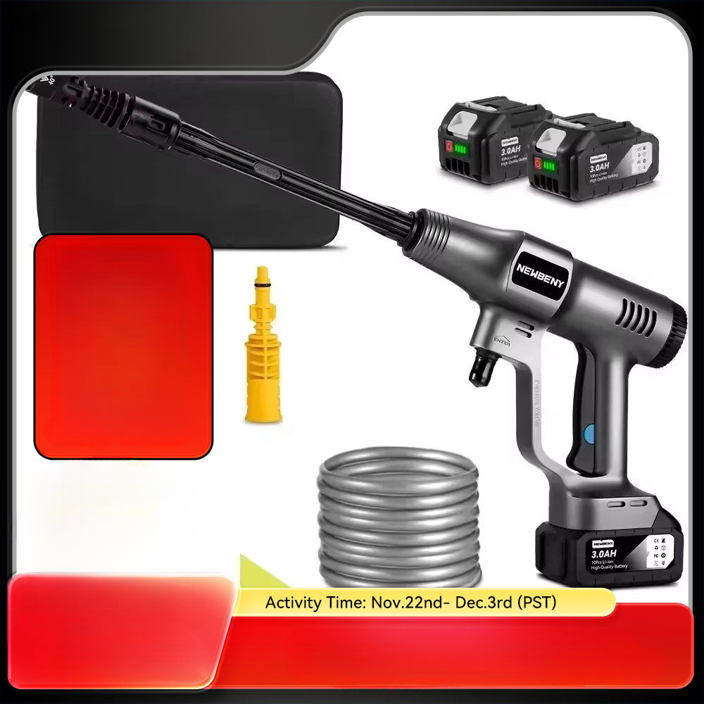 Pistolet nettoyeur haute pression ¨¦lectrique sans balais, sans fil, efficace, voiture, jardin, livres, pulv¨¦risateur, DONFor, Makita, batterie 18V, 3500W, 200Bar