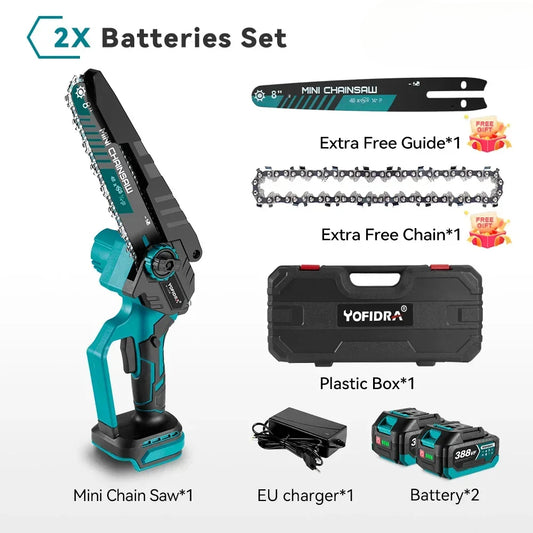 Tron?onneuse ¹Èlectrique sans balais, outil de scie d'¹Èlagage de jardin, batterie Makita 18V, sans fil, aste, travail de calcul, 8 po