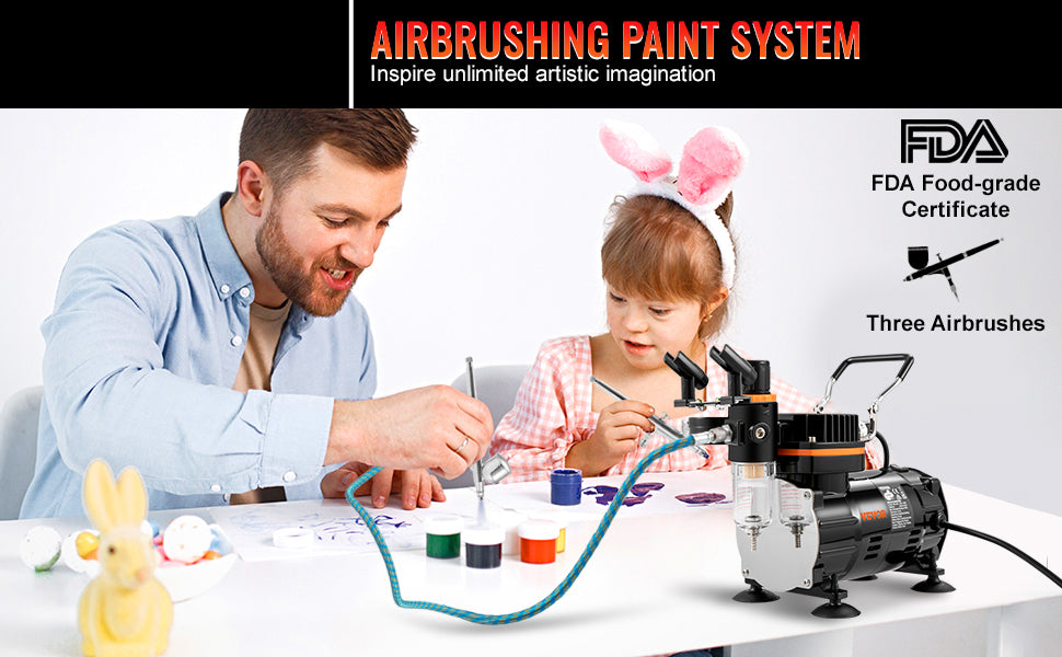 Kit a¨¦rographe pour touristes professionnels, odorpulv¨¦risateur ¨¦lectrique, pinceau ¨¤ air, ensemble de peinture, art des ongles, tatouage, mod¨¨le de maquillage, 120W