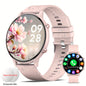 Cadeau de montre intelligente pour femmes, écran tactile complet de 1.39 pouce, montre d'appel intelligente avec réponse et appel pour iPhone et téléphones Android, notification de message, suivi de la forme physique, podomètre, distance, calories, plus d