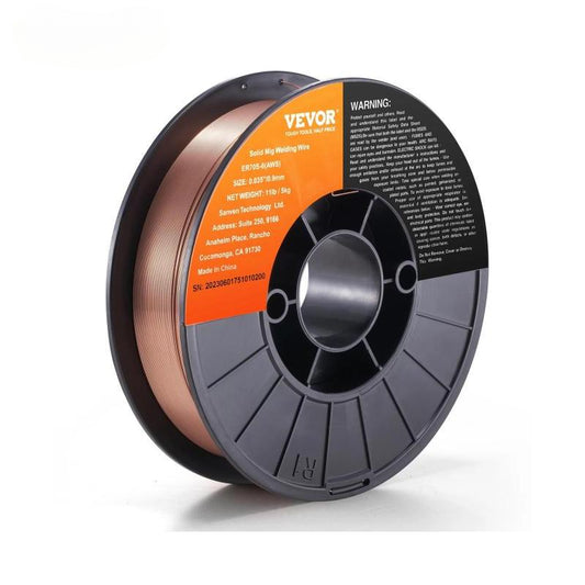 Fil de Soudage 0,8 mm 5 kg Fil de Soudure MIG ER70S-6 Bobine Fil ½Ç Souder Solide Acier Doux 200 mm R¹Èsistance Traction 490-670 MPa Alimentation Lisse Joints Soudure Solides pour Machine ½Ç Souder