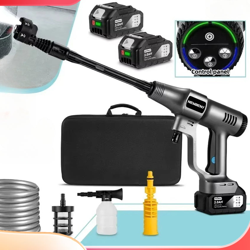 Pistolet nettoyeur haute pression ¨¦lectrique sans balais, sans fil, efficace, voiture, jardin, livres, pulv¨¦risateur, DONFor, Makita, batterie 18V, 3500W, 200Bar