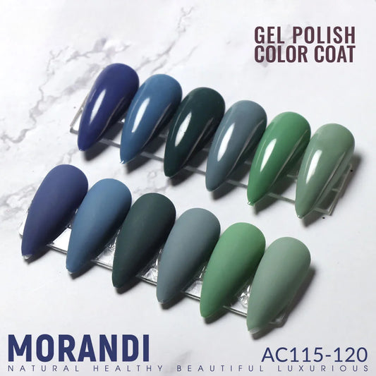 Kit de ½Ç Ongles Gel UV LED, Soak Off, N64, Semi Continu, Nail Art Gels, Laque, Coffret Cadeau DIY, 6 Piõ¹ces/Ensemble x 10ml, AC115-120