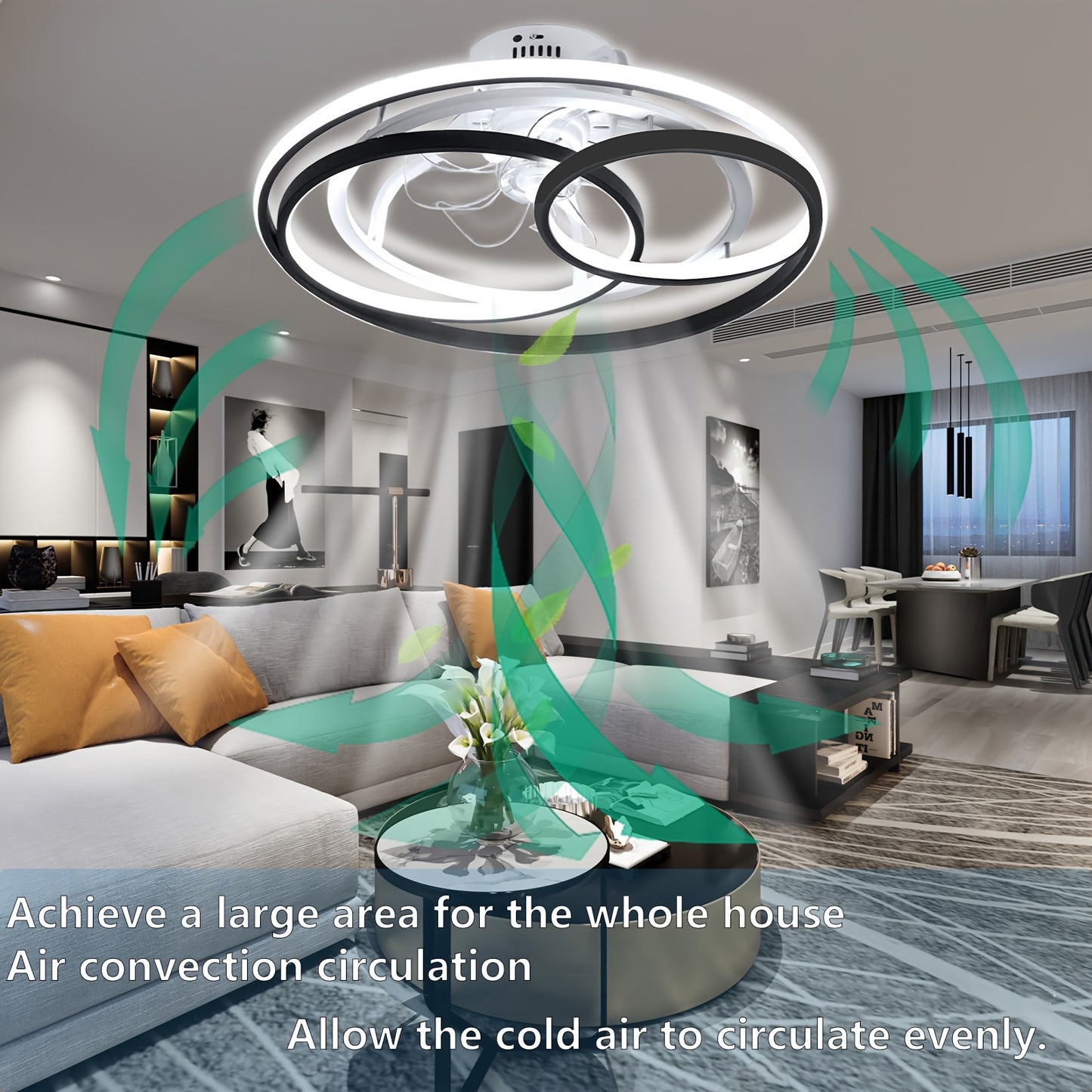 Ventilateurs de plafond avec lumi¨¨res LED