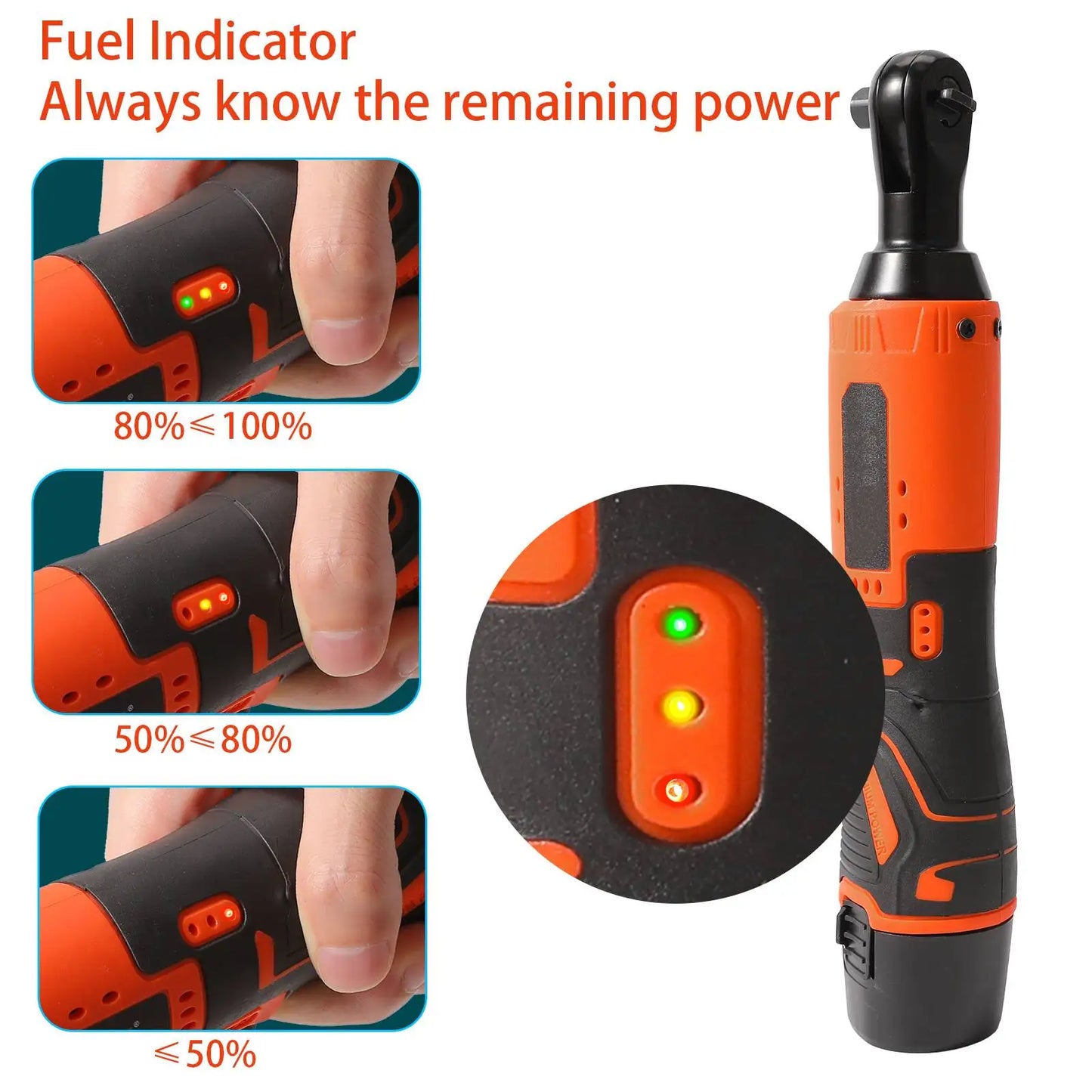 Cl¹Ès ½Ç cliquet rechargeables sans fil, cliquet ½Ç angle droit, outil ¹Èlectrique pour tournevis ½Ç percussion, 18V, 3/8 pouces