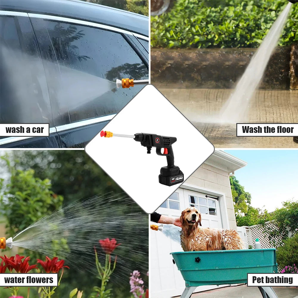 Pistolet pulv¨¦risateur haute pression sans fil, lave-auto, odorde lavage, machine ¨¤ livres haute puissance, outil ¨¦lectrique pour Makita, batterie 18V, 200W, 50 bars