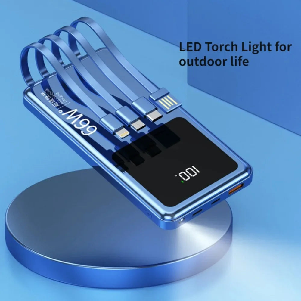 Banque d'alimentation int¨¦gr¨¦e de 30001 mAh-50000 mAh, d¨¦veloppement super rapide, chargeur de batterie mobile externe portable, adapt¨¦ pour iPhone, Samsung, Huawei