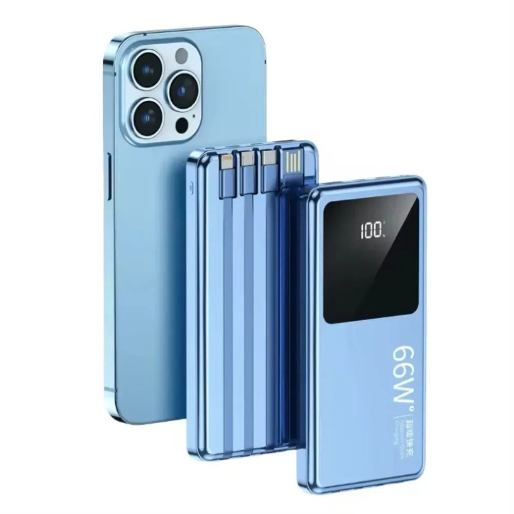 Banque d'alimentation int¨¦gr¨¦e de 30001 mAh-50000 mAh, d¨¦veloppement super rapide, chargeur de batterie mobile externe portable, adapt¨¦ pour iPhone, Samsung, Huawei