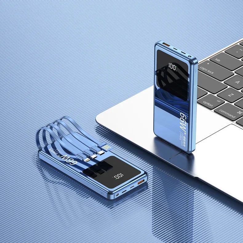 Banque d'alimentation int¨¦gr¨¦e de 30001 mAh-50000 mAh, d¨¦veloppement super rapide, chargeur de batterie mobile externe portable, adapt¨¦ pour iPhone, Samsung, Huawei