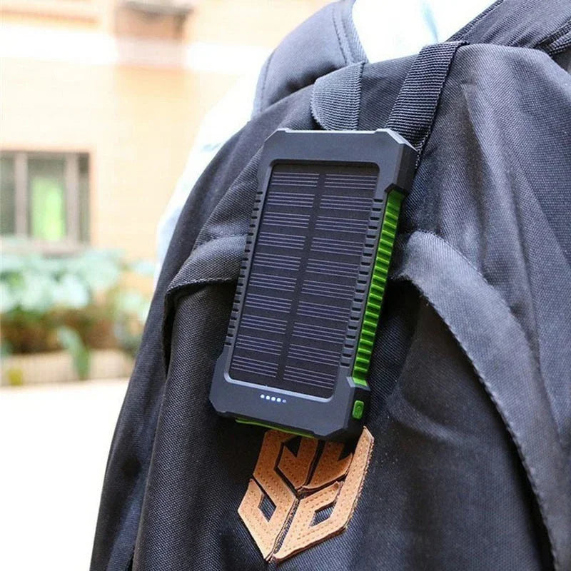 Batterie Externe Solaire Portable, Ci-dessus 100000mAh, Charge Rapide, ¨¦tanche, avec Lampe de Poche SOS, pour Xiaomi