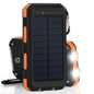 Batterie externe 20000mAh, panneau solaire, USB, pour touristes, chargeur rapide pour t¨¦l¨¦phone portable