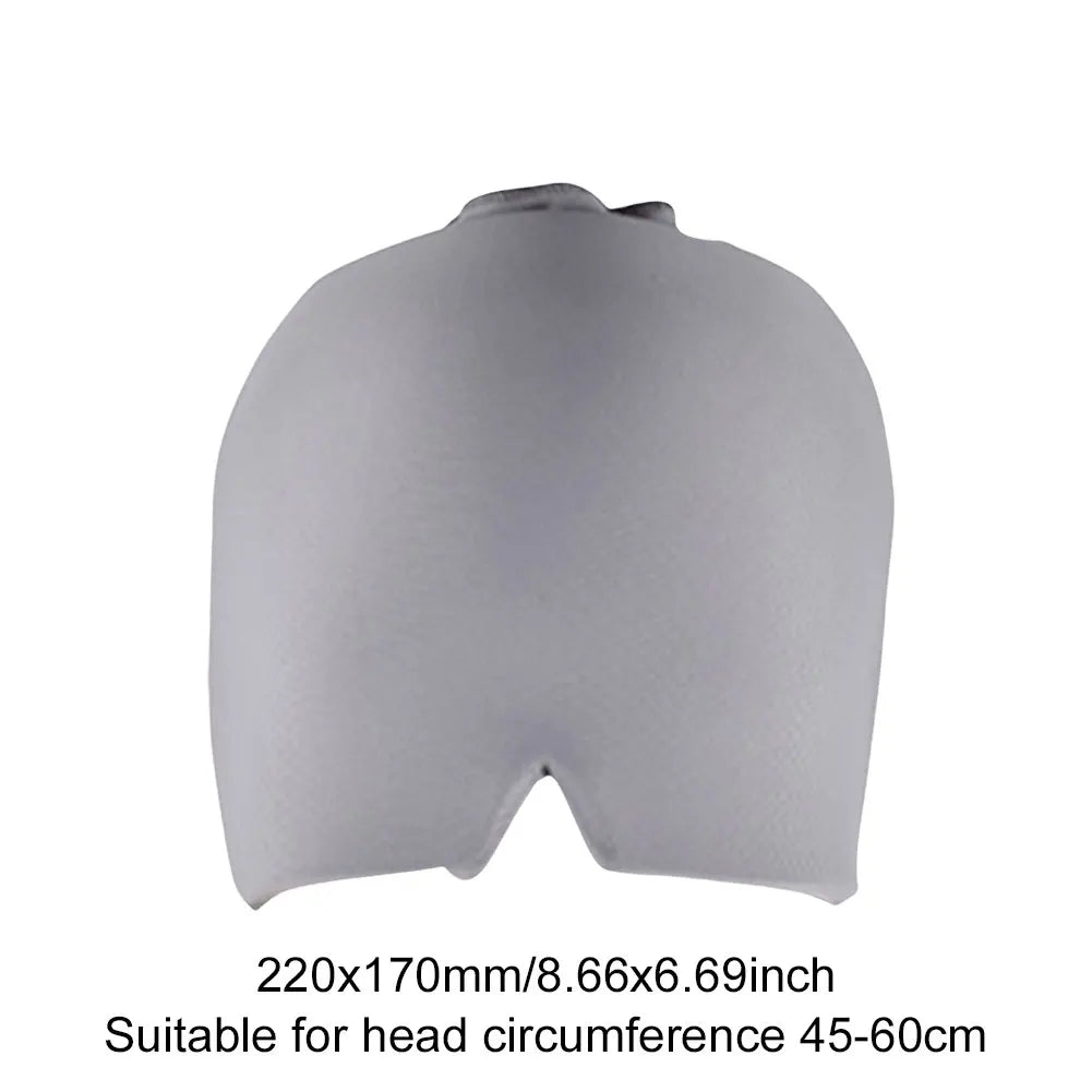 Bonnet de th¹Èrapie de compresse froide, gel, sauna, maux, instituts de migraine, tÄÇte de glace, rond, masque pour les yeux, pression, black 1pcs