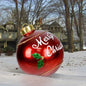 Boule D¹Ècorative Gonflable de No?l, en PVC, AngiLight Glow, Grandes D¹Ècorations IkTree, Jouet d'Ext¹Èrieur, 2025, 60cm