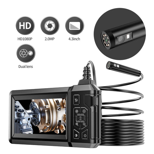Cam¨¦ra endoscope num¨¦rique HD, endoscope industriel, ¨¦tanche IP67, inspection des ¨¦gouts, outils de m¨¦canicien