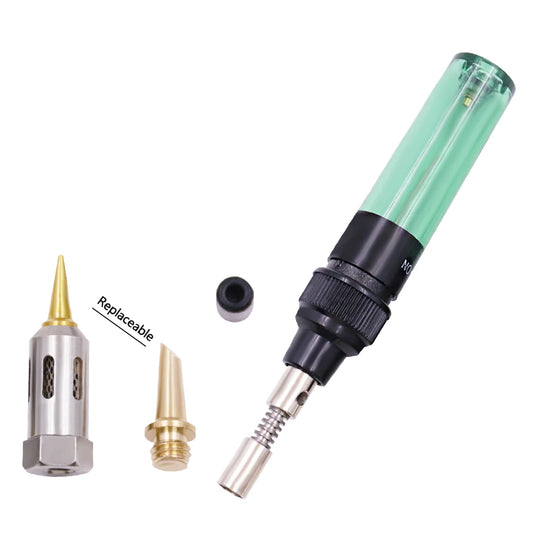 Chalumeau ½Ç gaz portable sans fil, outil de chauffage, stylo soufflant, outils de soudage, fer ½Ç souder, butane 4 en 1, T 1300 Celsius, salle de bain