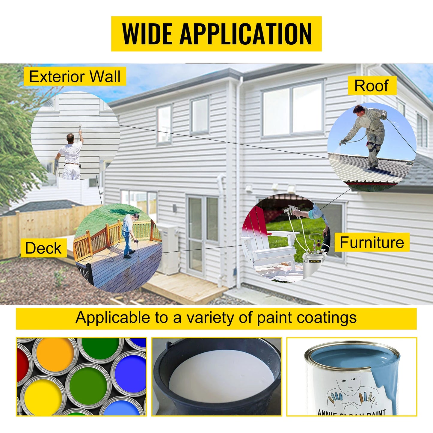 Chrisun Bidons De Peinture Peinture Pour R¨¦servoir Sous Pression 30 PSI Peinture Pour Tuyaux D'air Et De Fluide De 3.05 m (10 pieds) L'entretien De La Maison Ou La Peinture Commerciale (1.5mm)