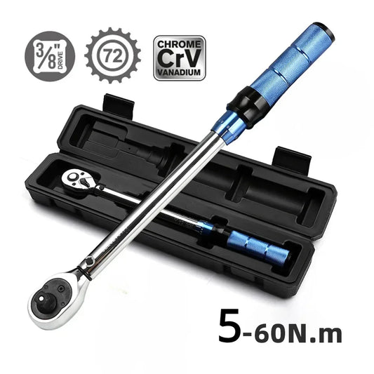 Cl¹È de couple ½Ç entra?nement carr¹È, haute pr¹Ècision, v¹Èlo professionnel, outil automobile, 5-60 N.m, 3/8 pouces, ©I 3%